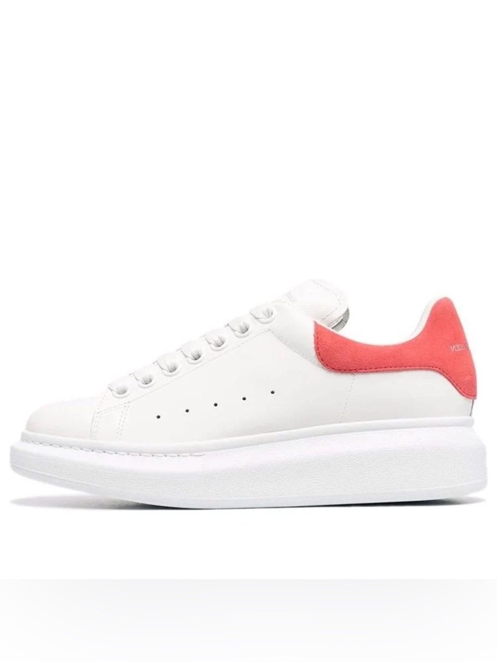 Alexander McQueen Oversized Sneaker White Coral 39 NWT